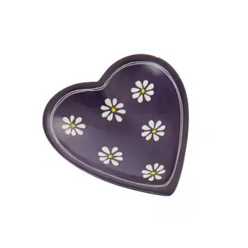 Daisy Heart Shaped Soapstone dish