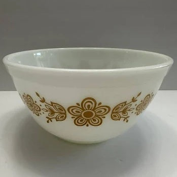 Vintage Pyrex Butterfly Gold SMALL Mixing Bowl - 400 Series 1972