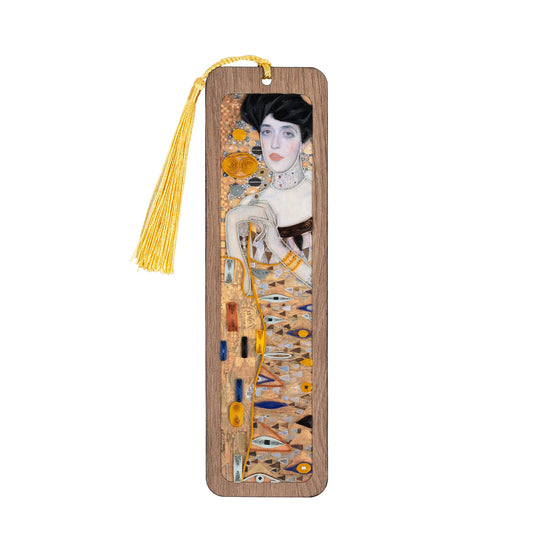 Bookmark, Handmade Quilled Paper The Lady in Gold (Klimt Inspired)