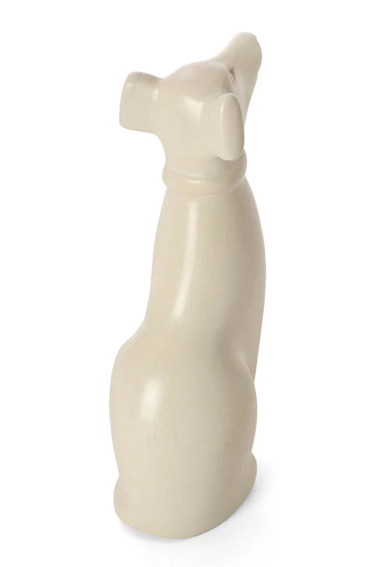 All Natural Soapstone Dog Sculpture