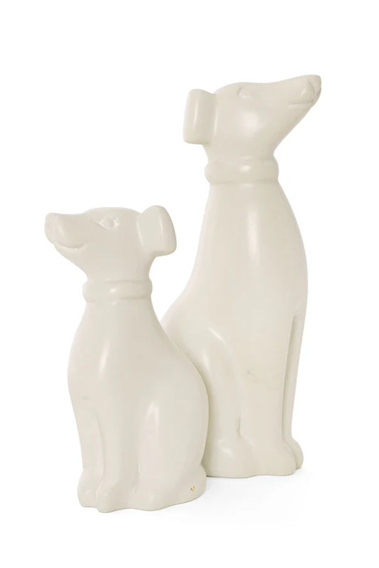 All Natural Soapstone Dog Sculpture