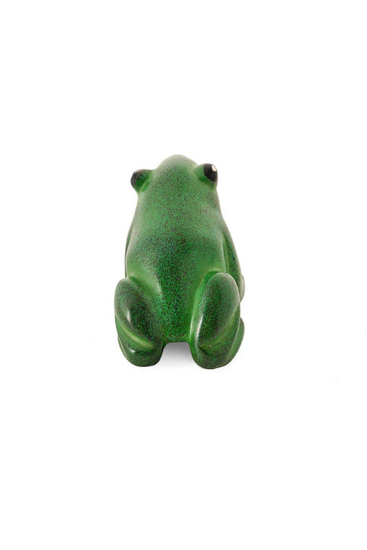 Colorful Dappled Soapstone Frogs
