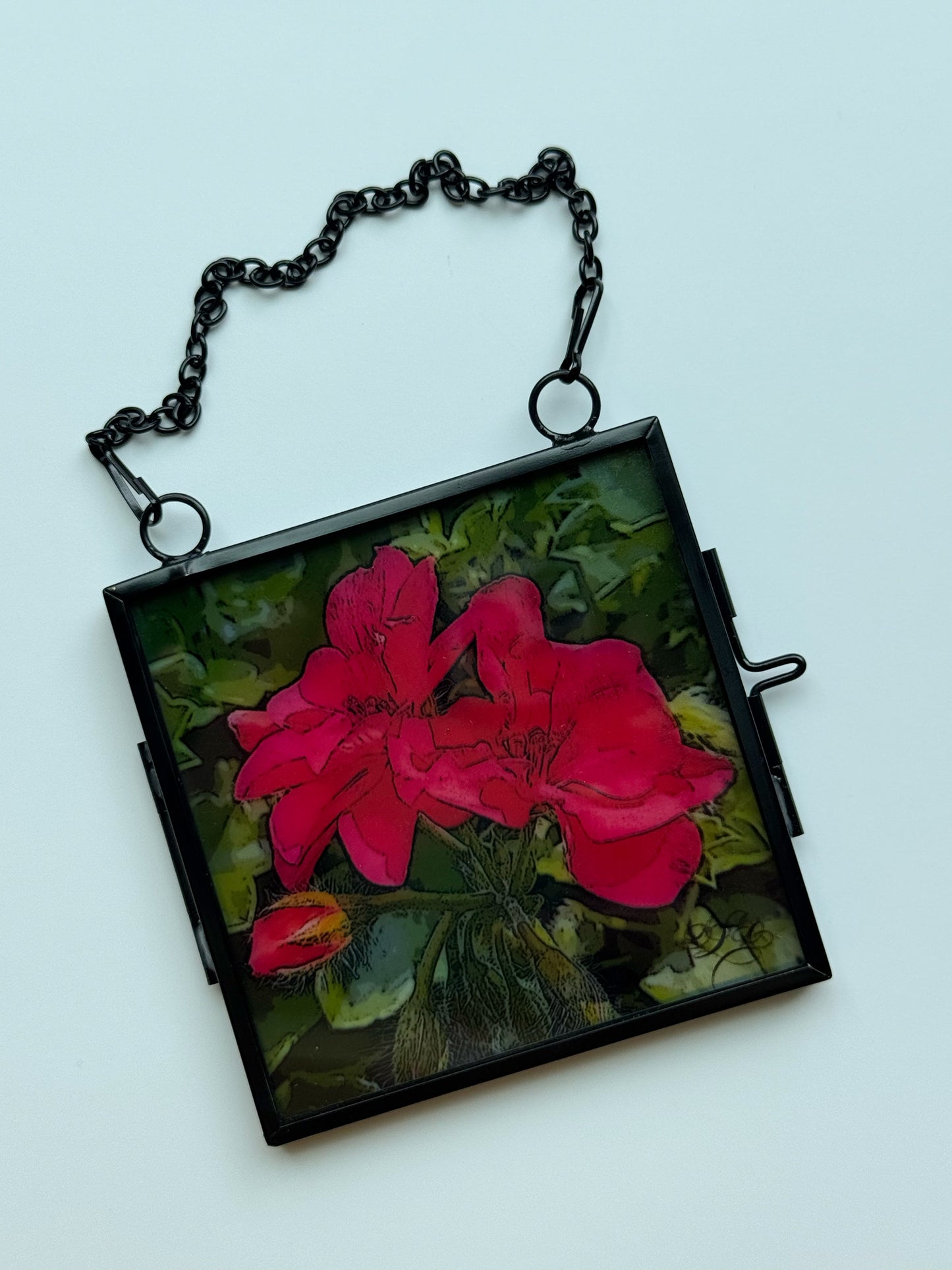 Translucent Window Art & Gift Card Sets - Flowers (Large)