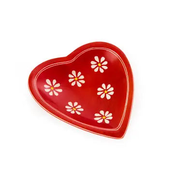 Daisy Heart Shaped Soapstone dish