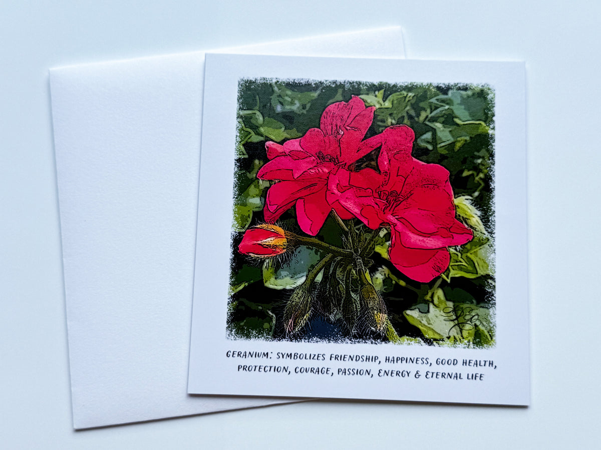 5 x 5 Flower Cards