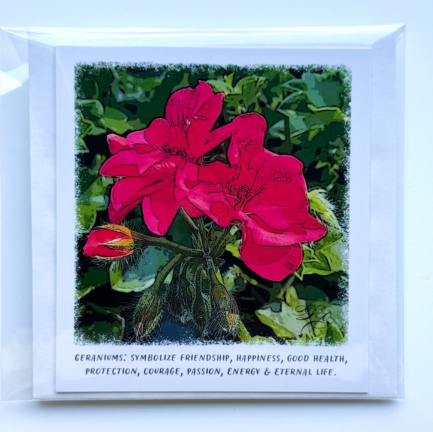 5 x 5 Flower Cards