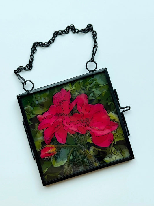 Translucent Window Art & Gift Card Sets - Flowers (Large)