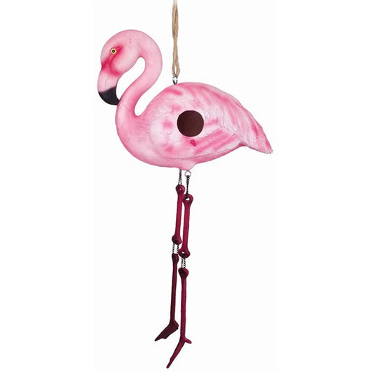 Birdhouse, Pink Flamingo