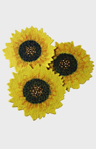 Sunflower Felt Trivet