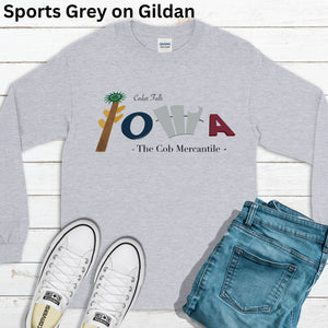 The Cob 'Iowa' Long Sleeve T-Shirt Unisex