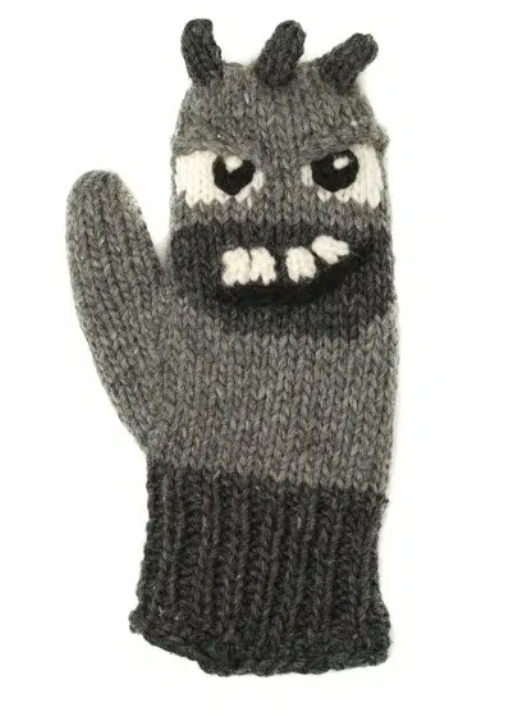 Animal Mittens - Fleece Lined