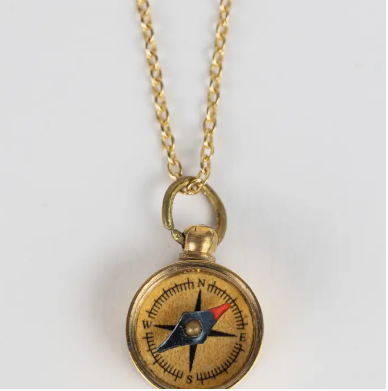 Find Your Way Compass Necklace
