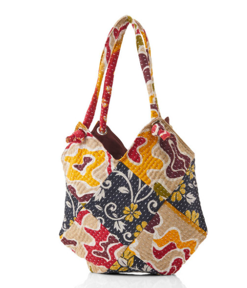 Kantha Market Tote Bag
