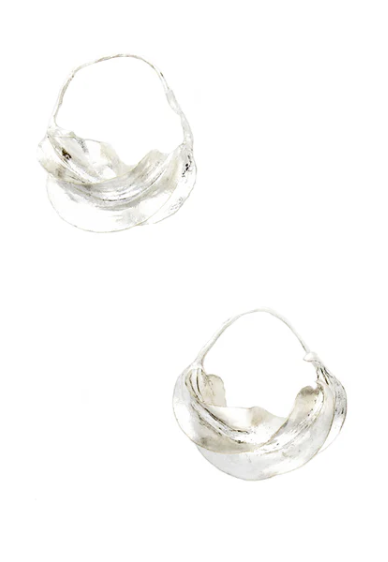 Fulani Sterling Silver Earrings - Small