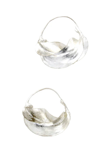 Fulani Sterling Silver Earrings - Medium