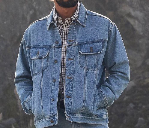Denim Rugged Wear Wrangler Jacket XXL