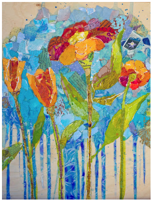 Painted floral Canvas