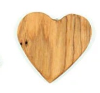Wild Olive Wood Hearts