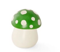 Colorful Cartoon Mushroom Sculptures