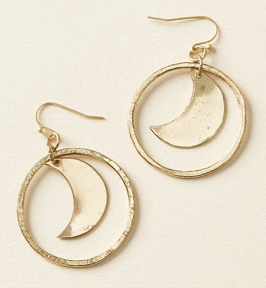Diya Earrings - Crescent