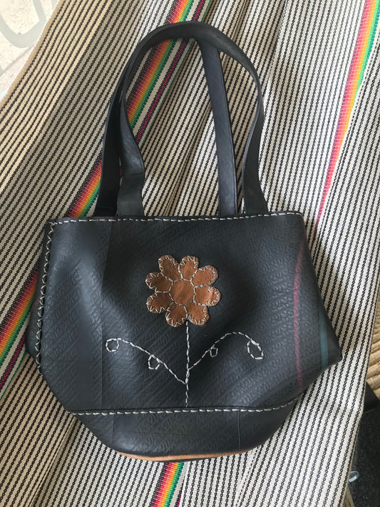 Bag Recycled Tire- Double Loop Handle