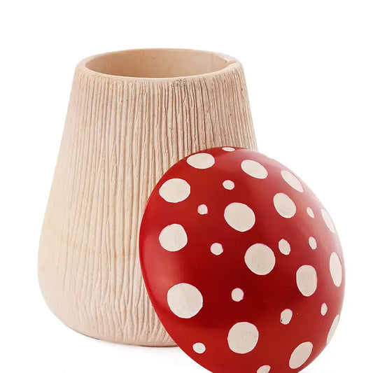 Woodland Toadstool Soapstone Box