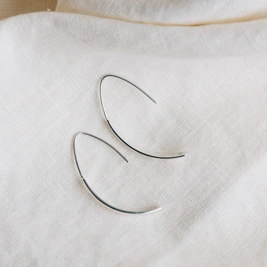 Damini Silver Teardrop Earrings