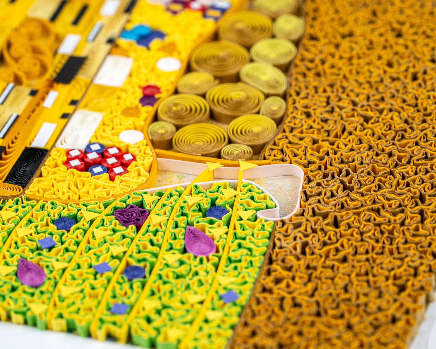 Artist Series - Quilled The Kiss, Klimt Greeting Card