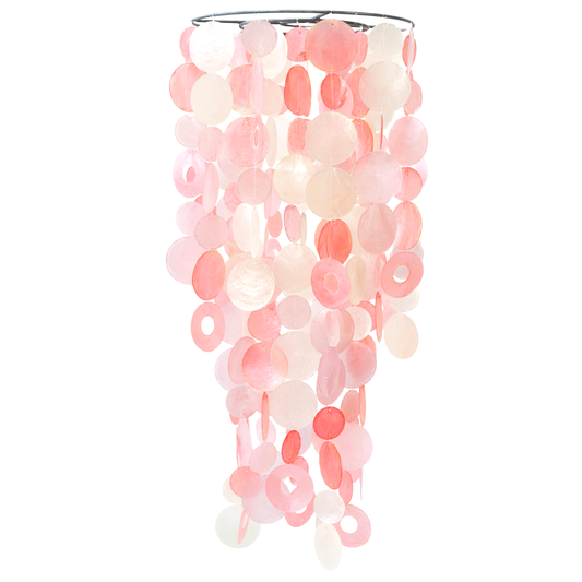 Capiz Chime Chandelier | Pretty in Pink