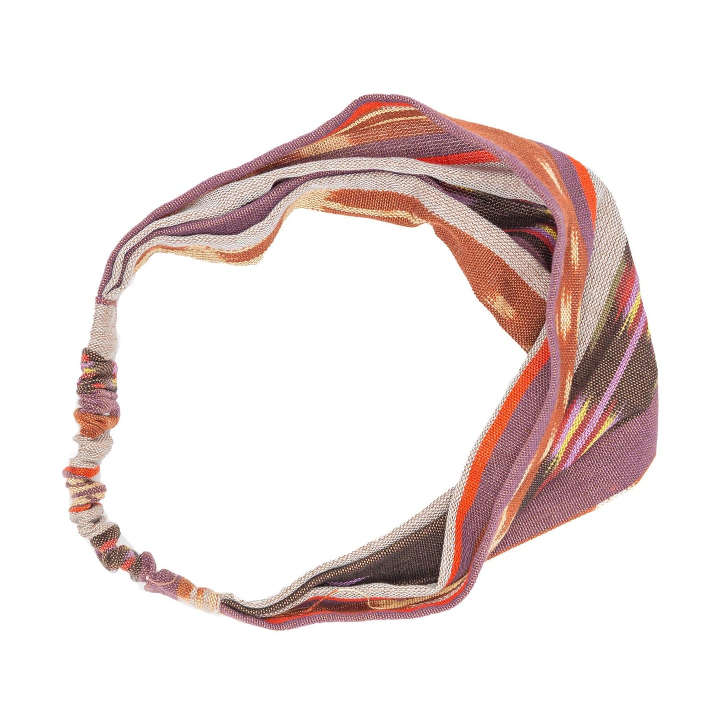 Boho Headband: Plum Purple Jasper