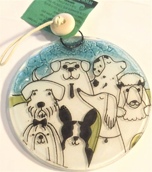 Dog Pack Ornament / Suncatcher
