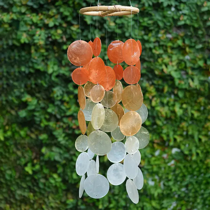 Capiz Chime Small Round | Ombre