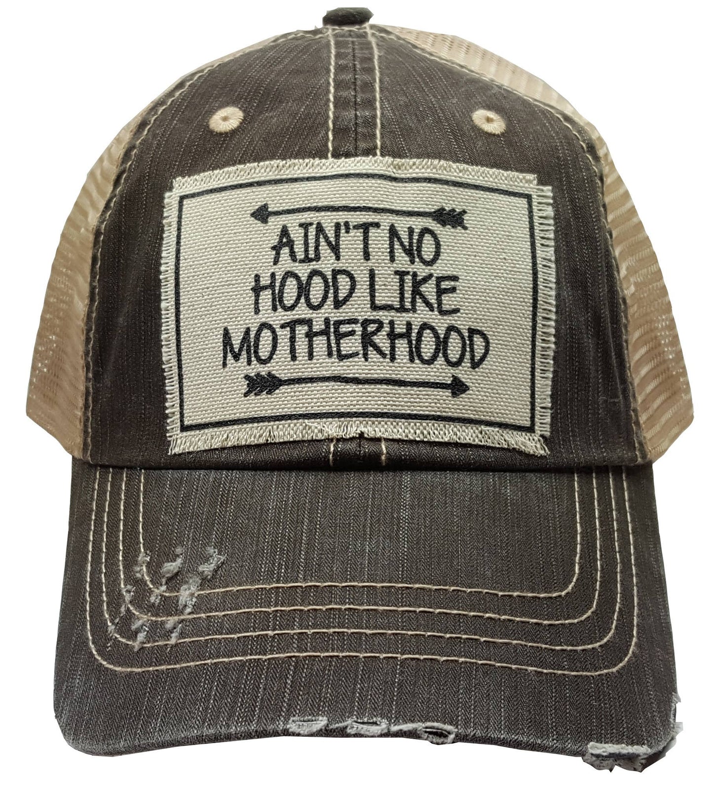Ain't No Hood Like Motherhood Trucker Hat Baseball Cap