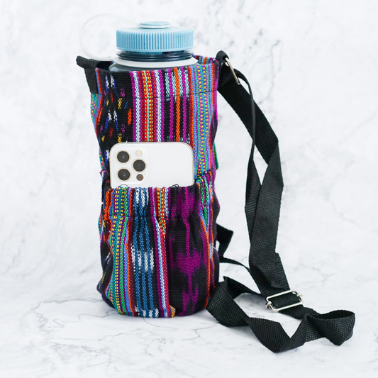 Water Bottle Holder Bag: Slate
