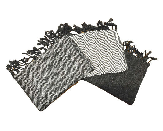 Alpaca Loomed Herring Bone Scarf