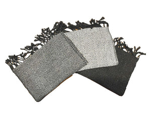 Alpaca Loomed Herring Bone Scarf
