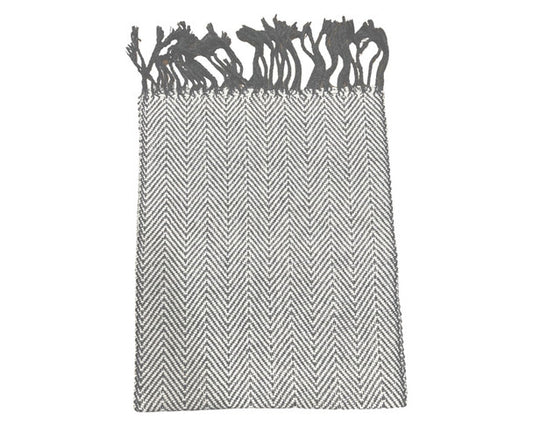 Alpaca Loomed Herring Bone Scarf