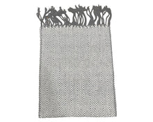 Load image into Gallery viewer, Alpaca Loomed Herring Bone Scarf
