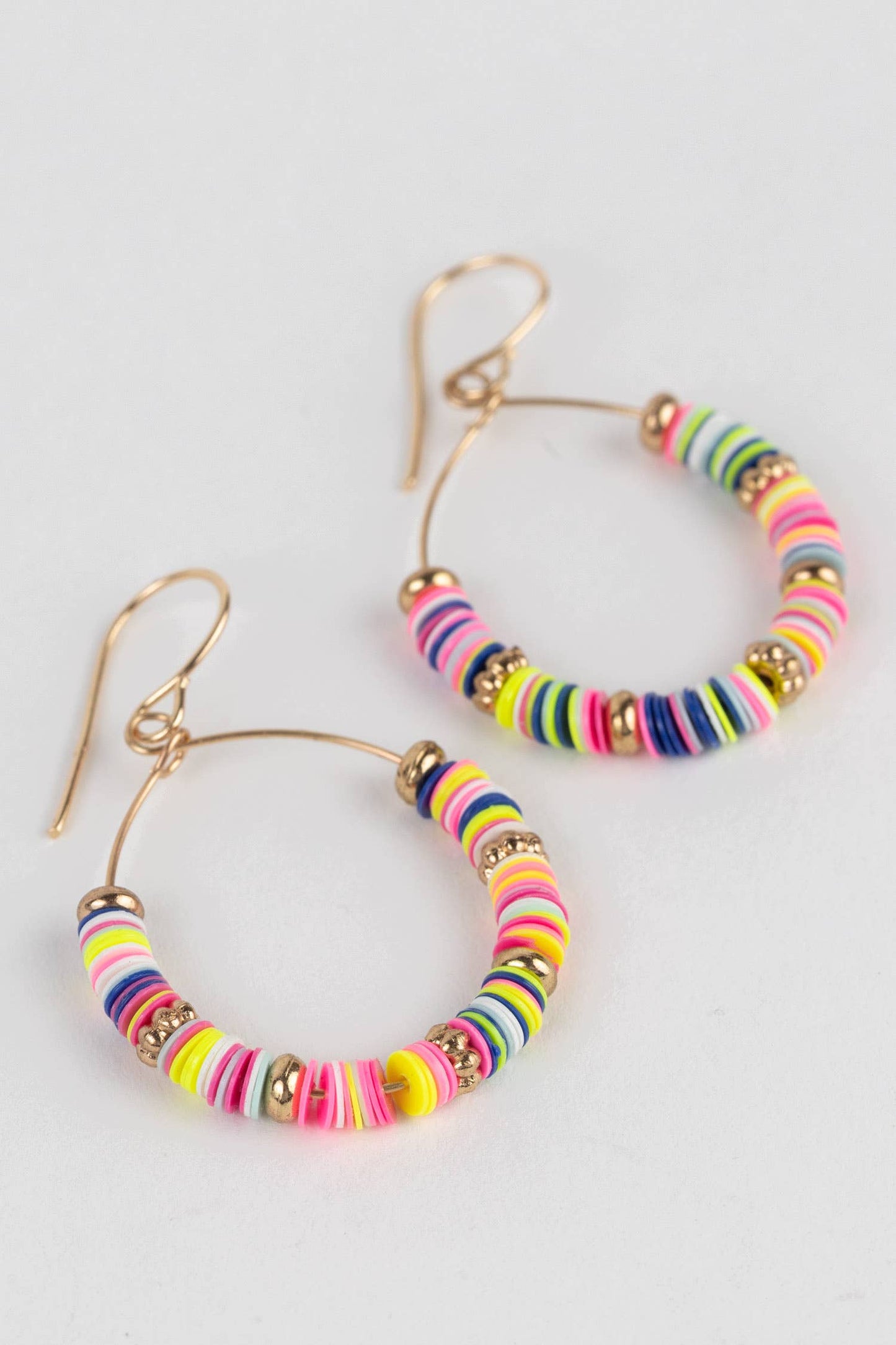 *Sequins Hoop Earrings - Multicolored
