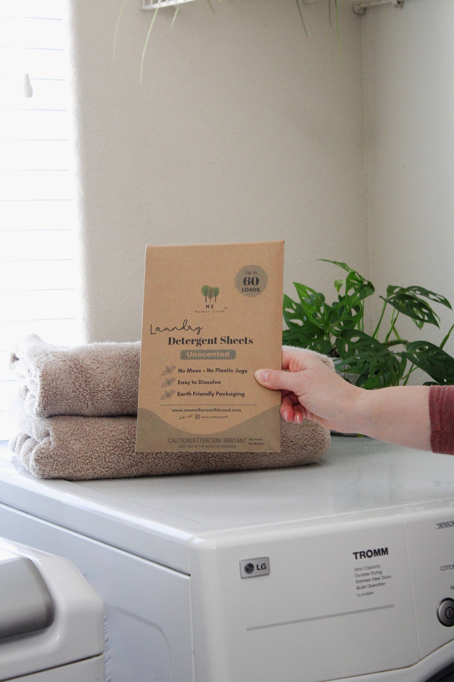 Laundry Detergent Sheets: 60 Loads: Unscented