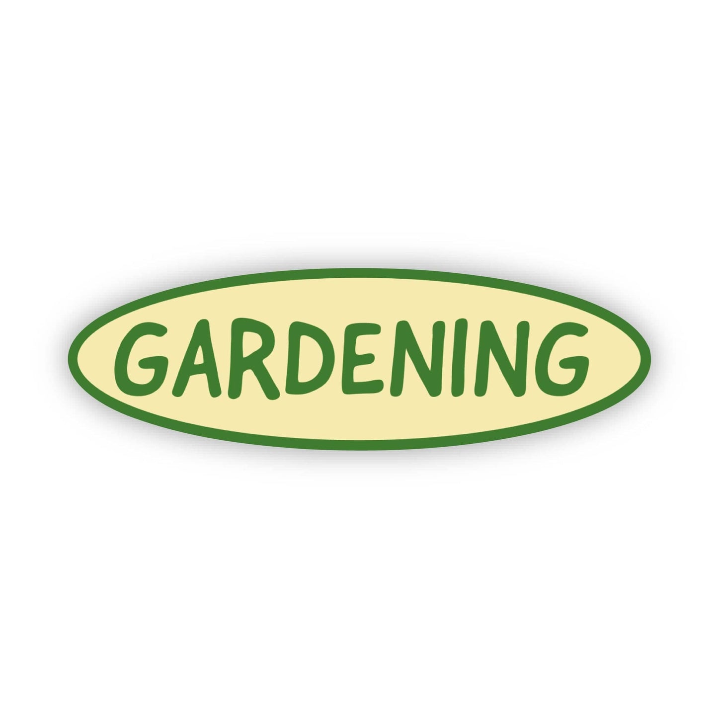 Gardening Text Sticker