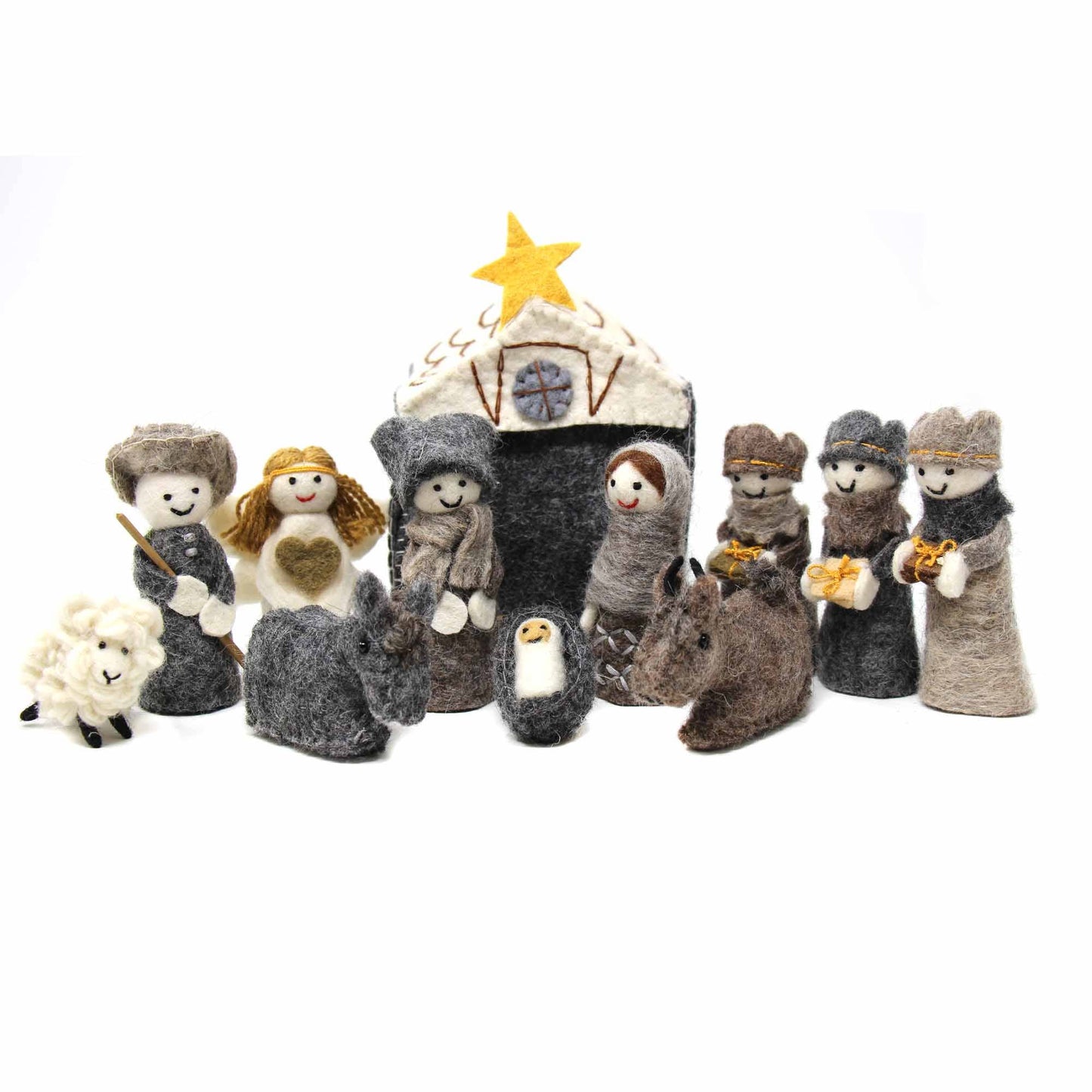 Nativity Handcrafted Felt-12pc