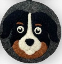 Felt Dog Trivet, 4 styles, 8 inch diameter