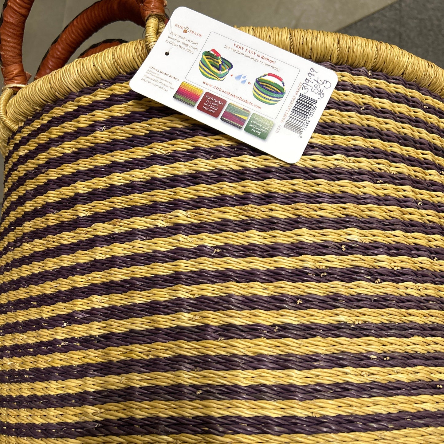 Storage Laundry Basket Set of 3