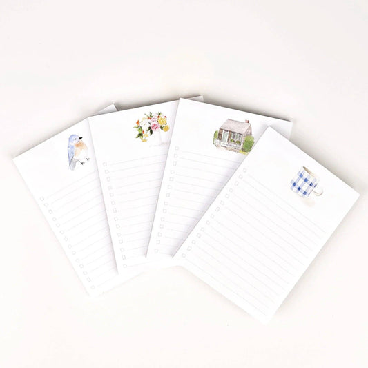 Everyday checklist notepad: Bluebird