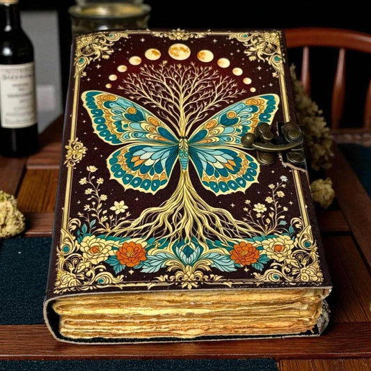Luna Moth Grimoire Journal