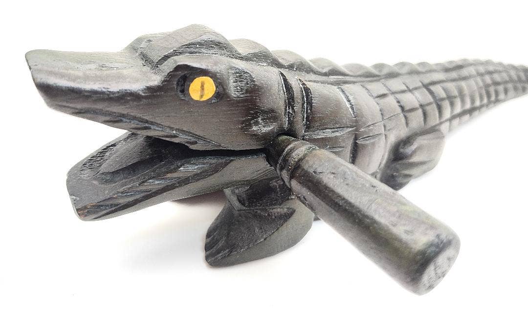 12 inch Green Alligator / Crocodile Drum