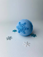 Load image into Gallery viewer, Sparkling Snowflakes Bath Bomb

