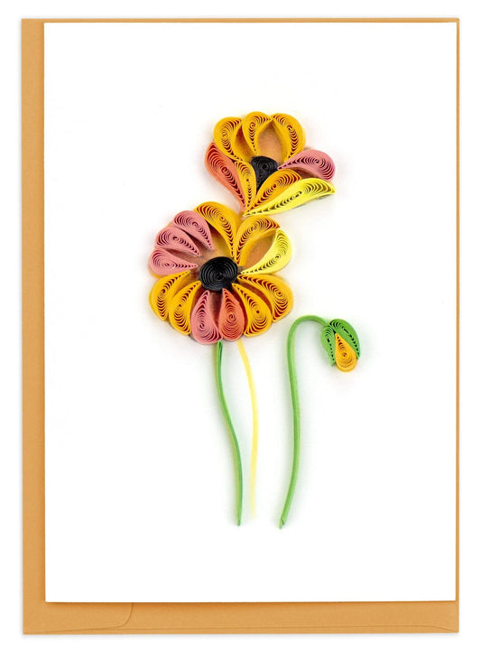 Orange Poppies Gift Enclosure