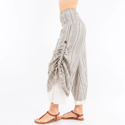 Two Layer Cinch Up Pant